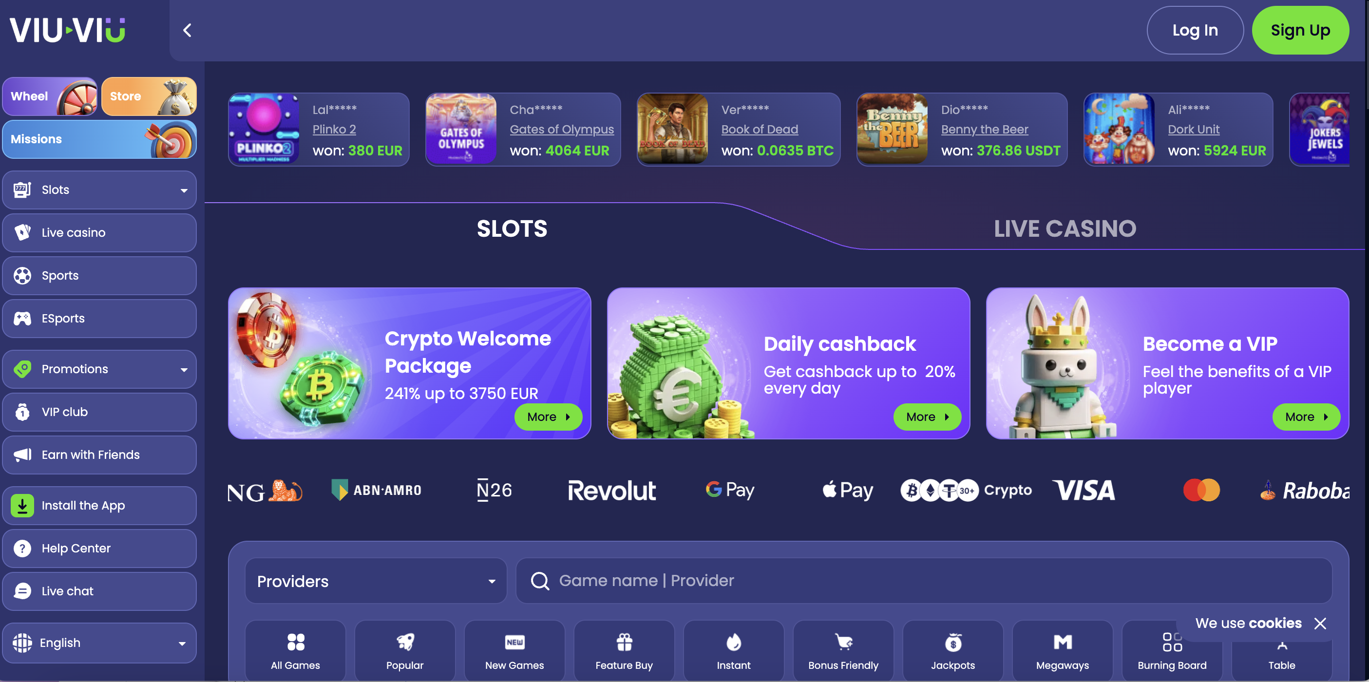Viu Viu Casino Review: 100% Bonus, Diverse Games & 24/7 Support